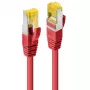 LINDY 30m Cat.7 SFTP PiMF halogenfreies RJ45 Patchkabel, Rot 47301