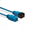 Lindy 3m blaues IEC C14 auf C13 Verlängerungskabel