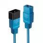 Lindy 3m blaues IEC C14 auf C13 Verlängerungskabel