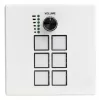 LINDY Control Keypad, 6 programmierbare Tasten und Drehregler, RGB-Hintergrundbeleuchtung, USB-C, Aluminium, Schwarz 32306