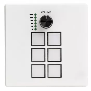 LINDY Control Keypad, 6 programmierbare Tasten und Drehregler, RGB-Hintergrundbeleuchtung, USB-C, Aluminium, Schwarz 32306