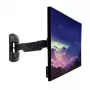 LINDY Festwandhalterung für einen Bildschirm (Schwarz, für Monitore bis 66 cm (26 Zoll), VESA 75x75/100x100)