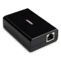 LINDY PoE auf USB Typ-C Splitter Konverter, 15W Power Delivery, Gigabit Ethernet, USB 2.0 Daten, Schwarz 73474