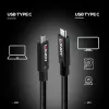 LINDY USB 3.0 Kabel Typ A - Typ B, 0,5 m, Anthrazit, dreifach abgeschirmt