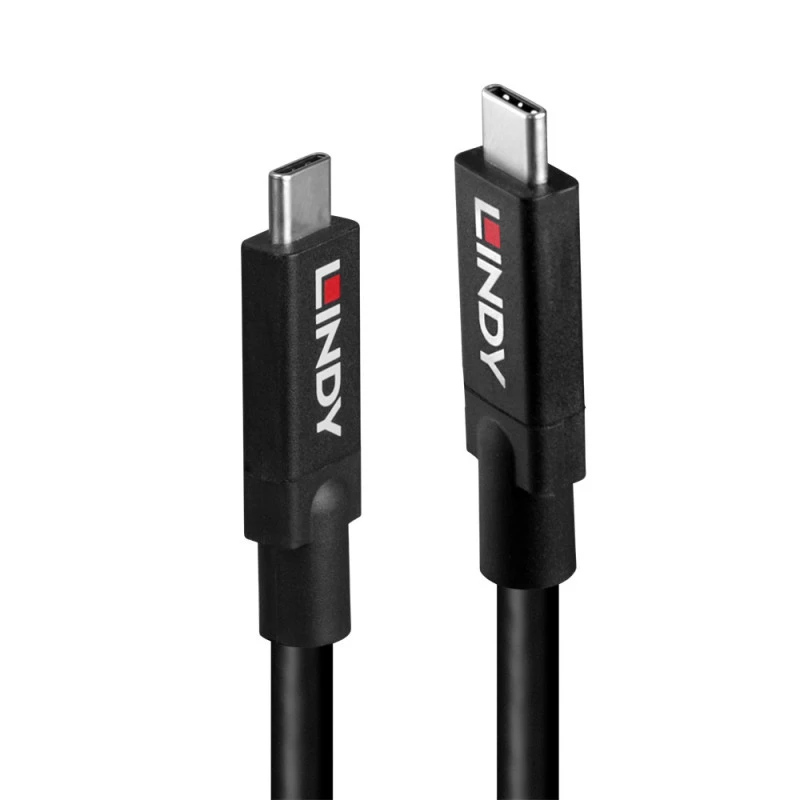 LINDY USB 3.0 Kabel Typ A - Typ B, 0,5 m, Anthrazit, dreifach abgeschirmt