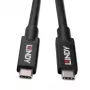 LINDY USB 3.0 Kabel Typ A - Typ B, 0,5 m, Anthrazit, dreifach abgeschirmt