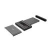 LINDY USB 3.2 Gen 2x2 Type-C auf M.2 NVMe SSD-Gehäuse - 20 Gbit/s, Aluminium