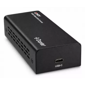 LINDY USB-C Dante In/Out Konverter 2x2 Audio Interface 70617
