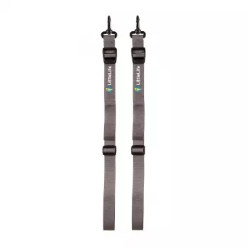 LittleLife Fußbügel für Kindertrage - verstellbare Fußstützen für Kindertragen, Schwarz/Grau (L10640)