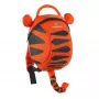 LittleLife Kinderrucksack Tiger - 2L, verstellbare Schultergurte, Sicherheitszügel, Polyester