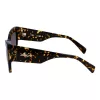 LIU JO LJ785S Damen-Sonnenbrille Havana Acetat eckiger Rahmen braun getönte Gläser 61 mm