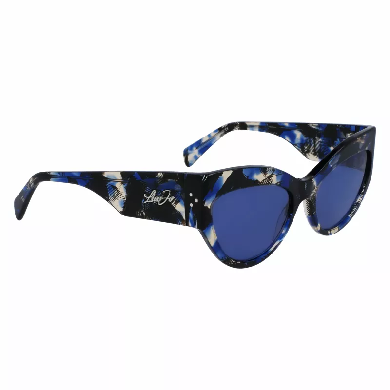 LIU JO Damen LJ787S-19 Sonnenbrille Butterfly Cat-Eye Schwarz Grau Verlauf 55/17/140 mm