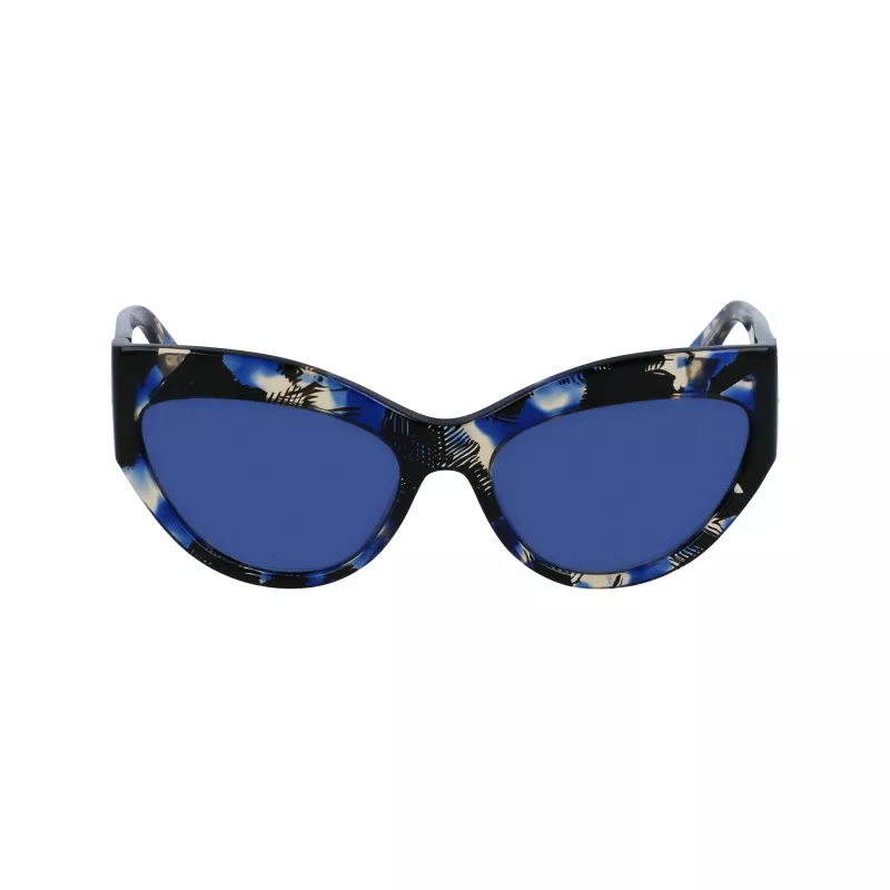 LIU JO Damen LJ787S-19 Sonnenbrille Butterfly Cat-Eye Schwarz Grau Verlauf 55/17/140 mm