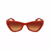LIU JO Damen LJ799S-223 Cat Eye Sonnenbrille Havana Braun Verlauf 53mm
