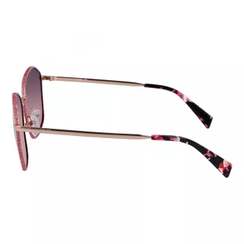 LIU JO Damen Butterfly Cat Eye Sonnenbrille Havana Braun Gradient UV400