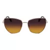 LIU JO Damen Butterfly-Sonnenbrille LJ159S5816716 - Havana Brown Acetatrahmen mit braunen Gradient-Polycarbonatgläsern, 58 mm Glasbreite, 100 % UV400-Schutz