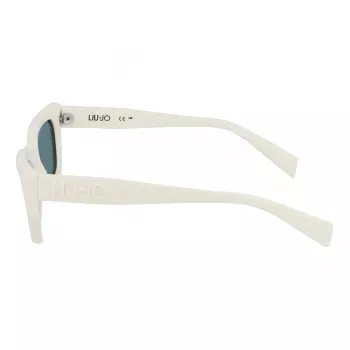 LIU JO Damen Cat-Eye-Sonnenbrille LJ790S 5221101 Schwarz Acetat Grau Verlaufsglas 52 mm
