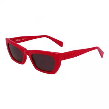 LIU JO Damen Cat-Eye-Sonnenbrille LJ790S5221600 Havana Braun Verlauf 52mm