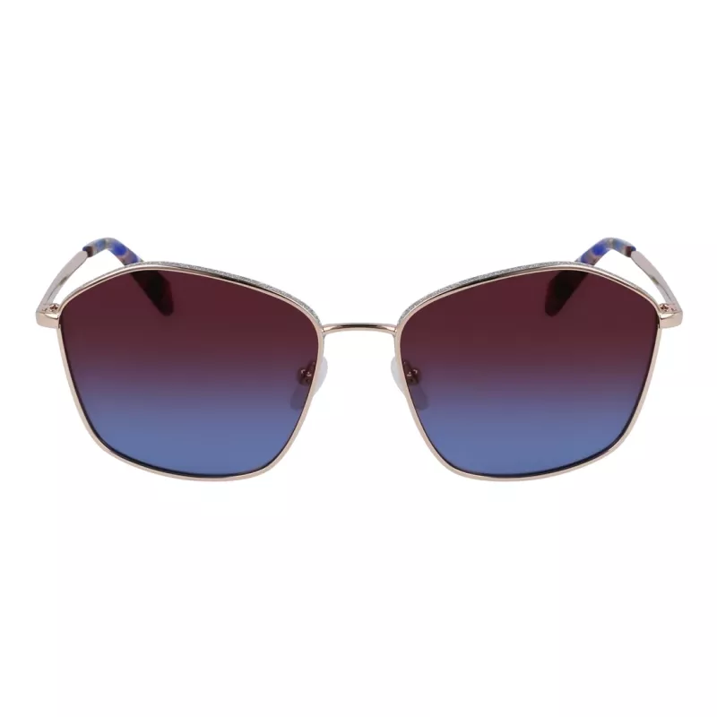 LIU JO Damen Havana Butterfly Sonnenbrille LJ157S5918722 59/18/140 mm