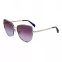 LIU JO Damen LJ159S5816714 Cat-Eye-Sonnenbrille Havana Braun Verlauf