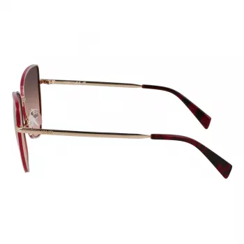 LIU JO Damen LJ159S5816770 Butterfly Cat Eye Sonnenbrille Havana Braun Verlauf 58mm
