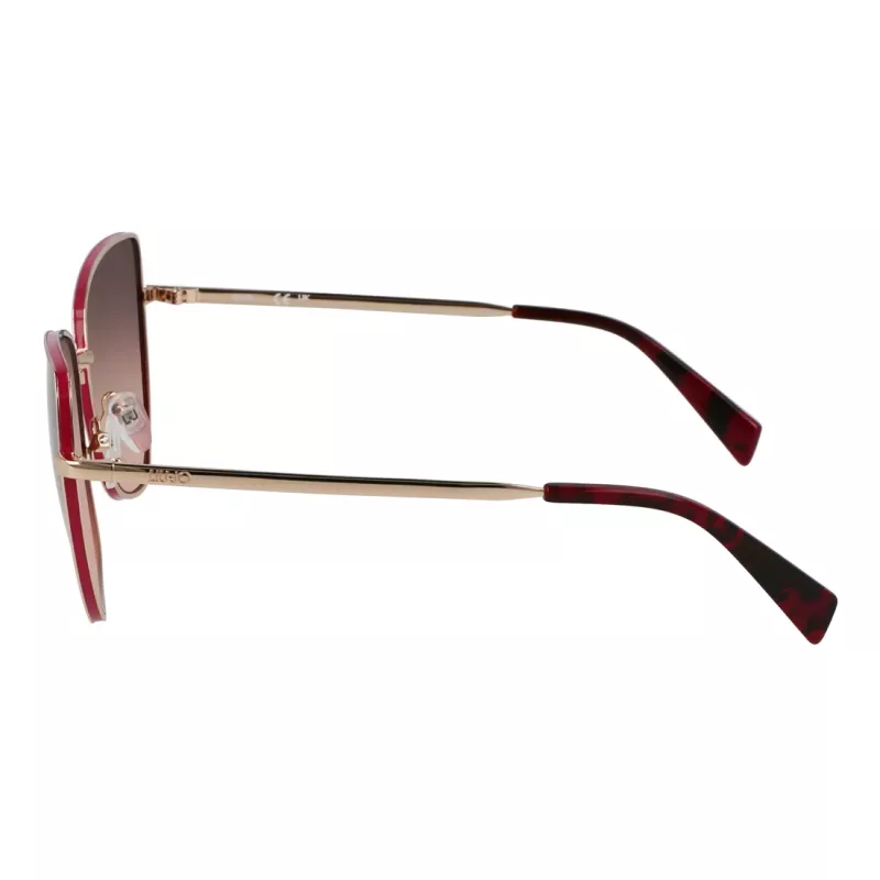 LIU JO Damen LJ159S5816770 Butterfly Cat Eye Sonnenbrille Havana Braun Verlauf 58mm