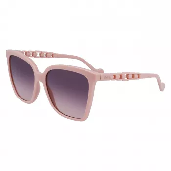 LIU JO Damen LJ773S-272 Cat-Eye-Sonnenbrille Havana Braun Verlauf 57mm
