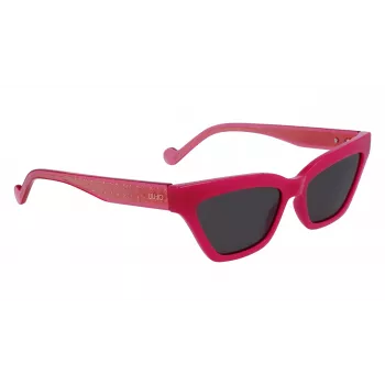 LIU JO Damen LJ781S-525 Butterfly Sonnenbrille Havanna Acetat Braun Verlaufsglas 55mm