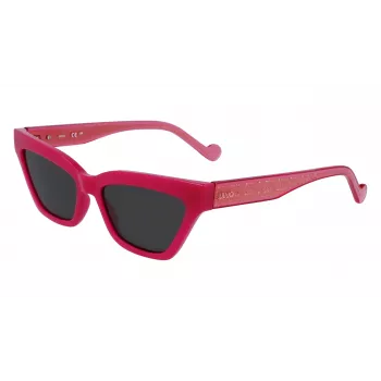 LIU JO Damen LJ781S-525 Butterfly Sonnenbrille Havanna Acetat Braun Verlaufsglas 55mm