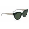 LIU JO Damen LJ782S-300 Sonnenbrille Havana Braun Verlauf 53mm