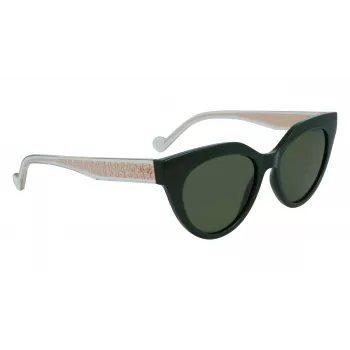 LIU JO Damen LJ782S-300 Sonnenbrille Havana Braun Verlauf 53mm