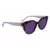 LIU JO Damen LJ782S-516 Cat-Eye-Sonnenbrille - Pink Havana, Braunverlauf, 53 mm