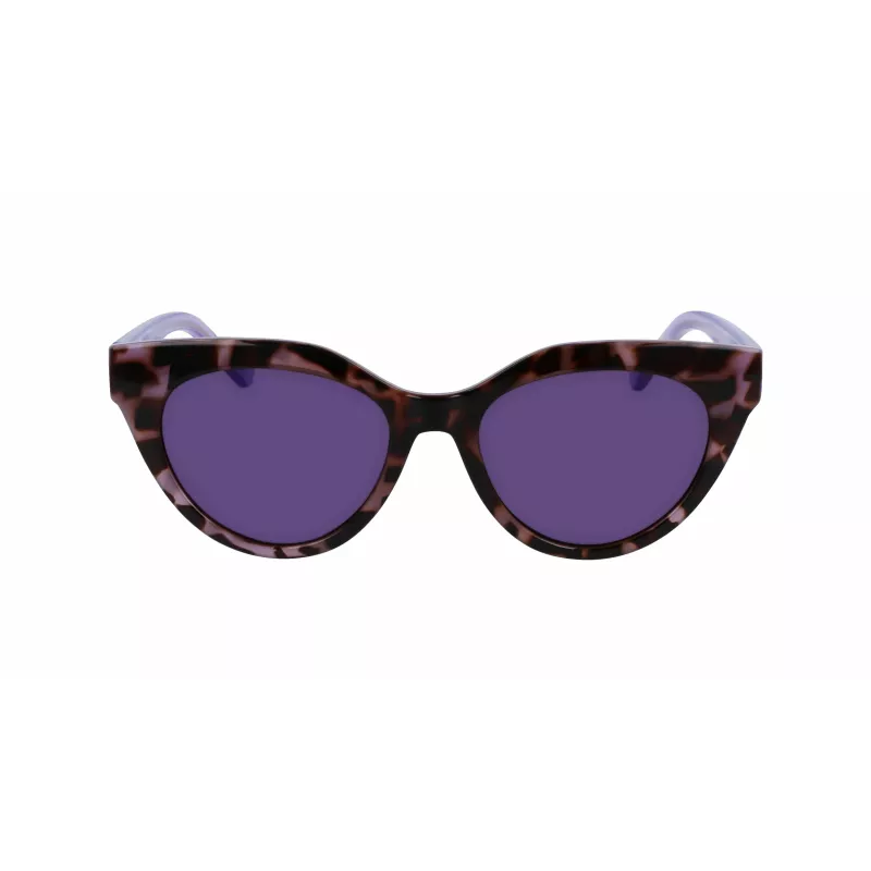 LIU JO Damen LJ782S-516 Cat-Eye-Sonnenbrille - Pink Havana, Braunverlauf, 53 mm