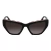 LIU JO Damen Sonnenbrille LJ794S - Schwarzer Rahmen Graue Gläser 54mm
