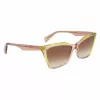 LIU JO Damen LJ796S-279 Cat Eye Sonnenbrille Havana Braun Verlauf 58mm