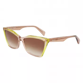 LIU JO Damen LJ796S-279 Cat Eye Sonnenbrille Havana Braun Verlauf 58mm
