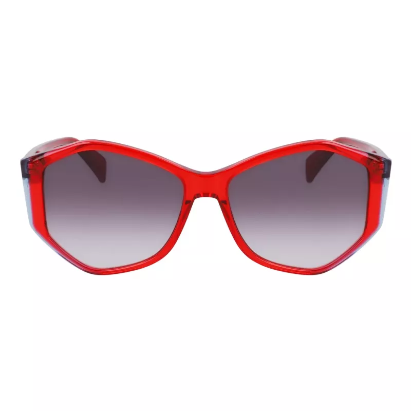 LIU JO Damen LJ797S5715623 Butterfly Cat-Eye Sonnenbrille Havana Brown Gradient 57mm