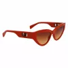 LIU JO Damen LJ800S-223 Sonnenbrille Havana Braun Verlauf 54mm