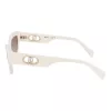 LIU JO Damen LJ800S Butterfly Cat Eye Sonnenbrille Havana Acetat Braun Gradient UV400
