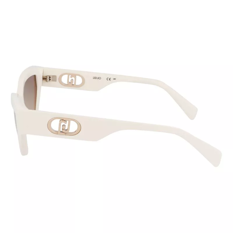 LIU JO Damen LJ800S Butterfly Cat Eye Sonnenbrille Havana Acetat Braun Gradient UV400