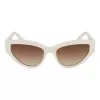 LIU JO Damen LJ800S Butterfly Cat Eye Sonnenbrille Havana Acetat Braun Gradient UV400