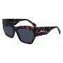 LIU JO Damen-Sonnenbrille im Quadratischen Acetat-Design LJ785S6116304 Braun Havana Braun Verlauf 61mm