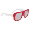 LIU JO Damen-Sonnenbrille LJ731S-525 Havana Acetat Butterfly-Fassung braune Gradientengläser 55mm