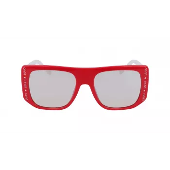 LIU JO Damen-Sonnenbrille LJ731S-525 Havana Acetat Butterfly-Fassung braune Gradientengläser 55mm