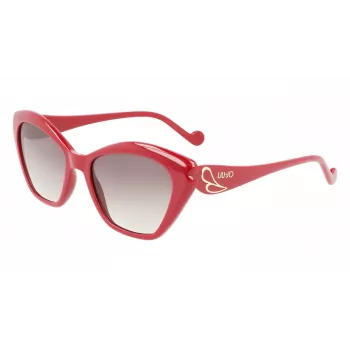 LIU JO Damen-Sonnenbrille LJ756S-601 Havana Acetat Braun Verlauf 53mm