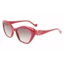 LIU JO Damen-Sonnenbrille LJ756S-601 Havana Acetat Braun Verlauf 53mm