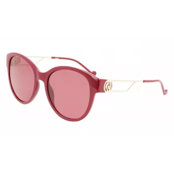 LIU JO Damen-Sonnenbrille LJ762SR-601 Butterfly Havana Acetat 56mm