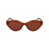 LIU JO Damen-Sonnenbrille LJ767SR-216 Havana Propionate Brown Gradient 56mm