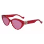 LIU JO Damen-Sonnenbrille LJ767SR-525 Havana Brown Gradient Square 56mm