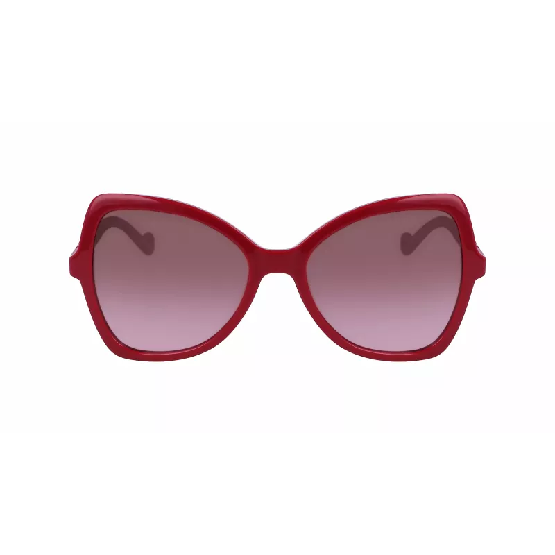 LIU JO Damen-Sonnenbrille LJ774S-603 Havana Acetat Butterfly Brown Gradient UV400 57mm